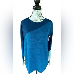 Smartwool Shadow Pine Colorblock Merino Blend Crewneck Sweater | Woman’s Small